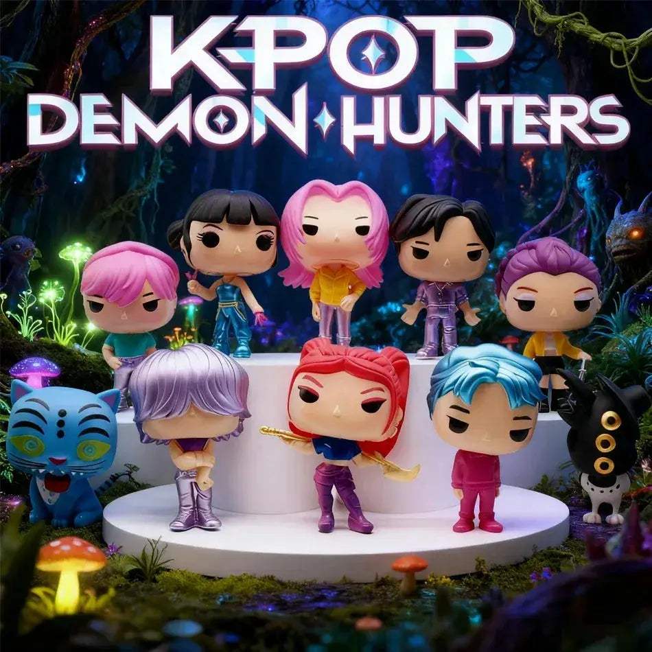 Kpop Demon Hunters Anime Figure Desktop Decor Bandai - ToylandEU