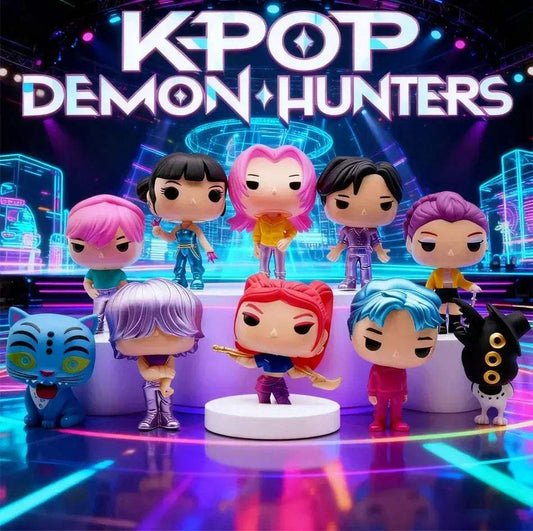  Kpop Demon Hunters Anime Figure Bandai Desk Decor Pro -  ToylandEU™
