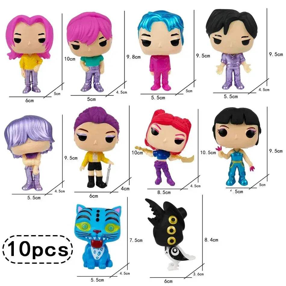 Kpop Demon Hunters Anime Figure Desktop Decor Bandai - ToylandEU