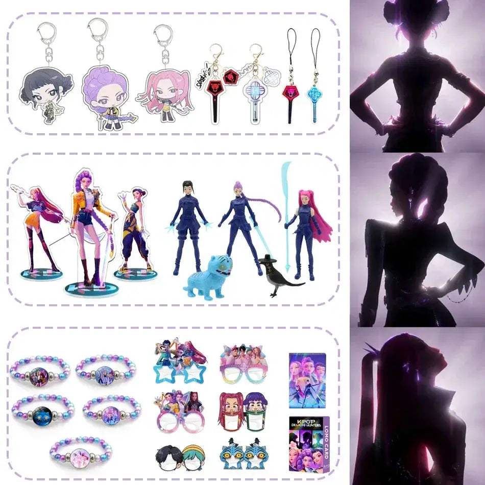 Kpop Demon Hunters Anime Figure Desktop Decor Bandai - ToylandEU