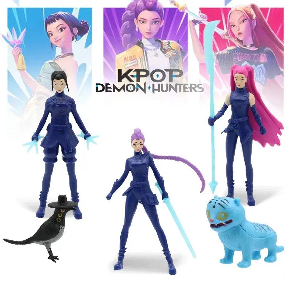 Kpop Demon Hunters Anime Figure Desktop Decor Bandai - ToylandEU