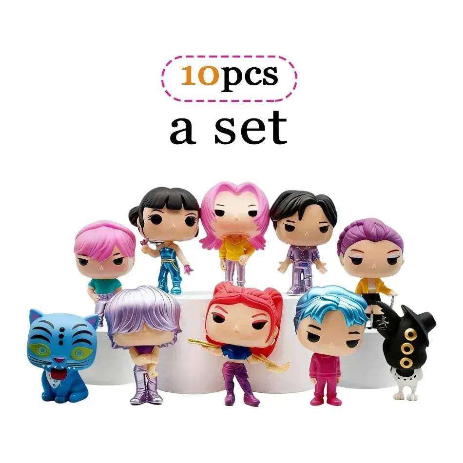 Kpop Demon Hunters Anime Figure Desktop Decor Bandai - ToylandEU