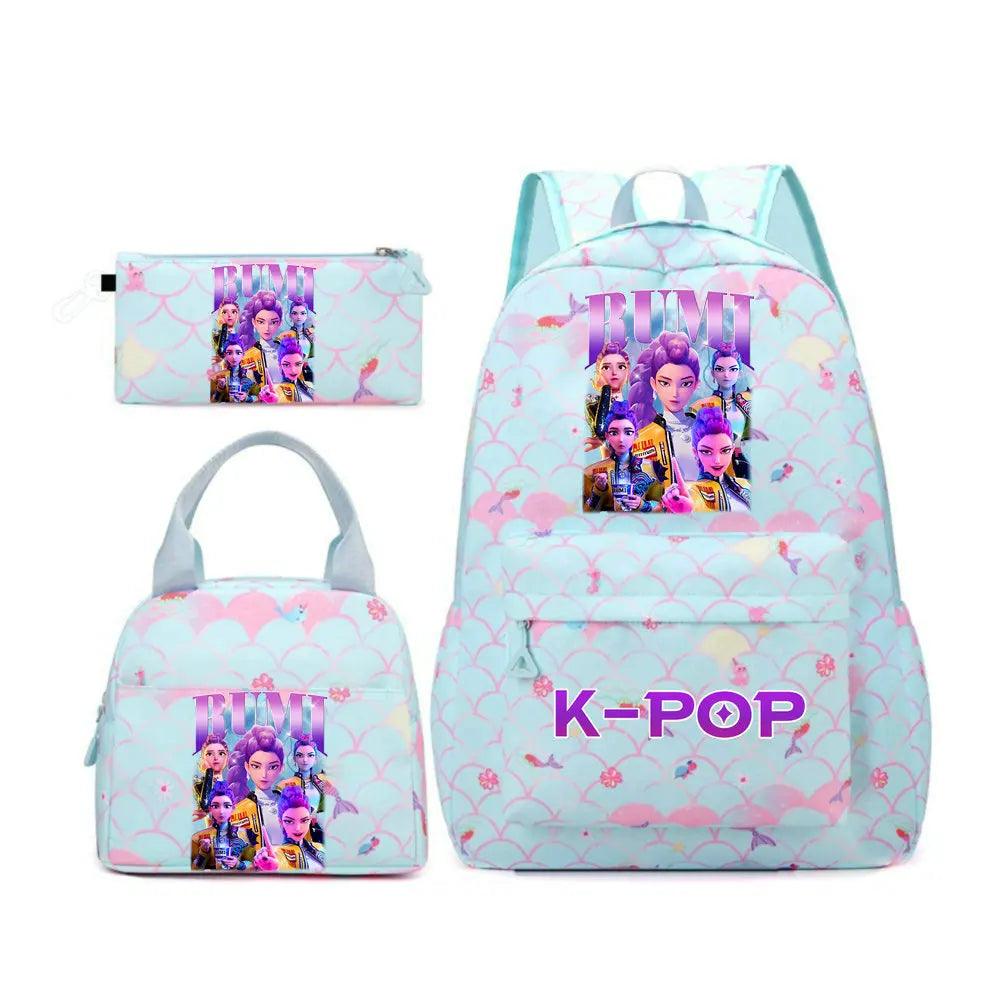 Kpop Demon Hunters Backpack | 32L Air Cushion | Toylandeu