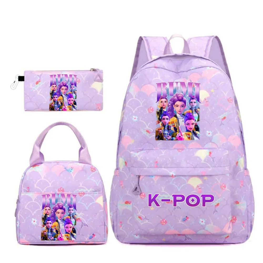Kpop Demon Hunters Backpack | 32L Air Cushion | Toylandeu