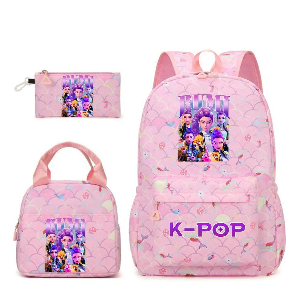 Kpop Demon Hunters Backpack | 32L Air Cushion | Toylandeu