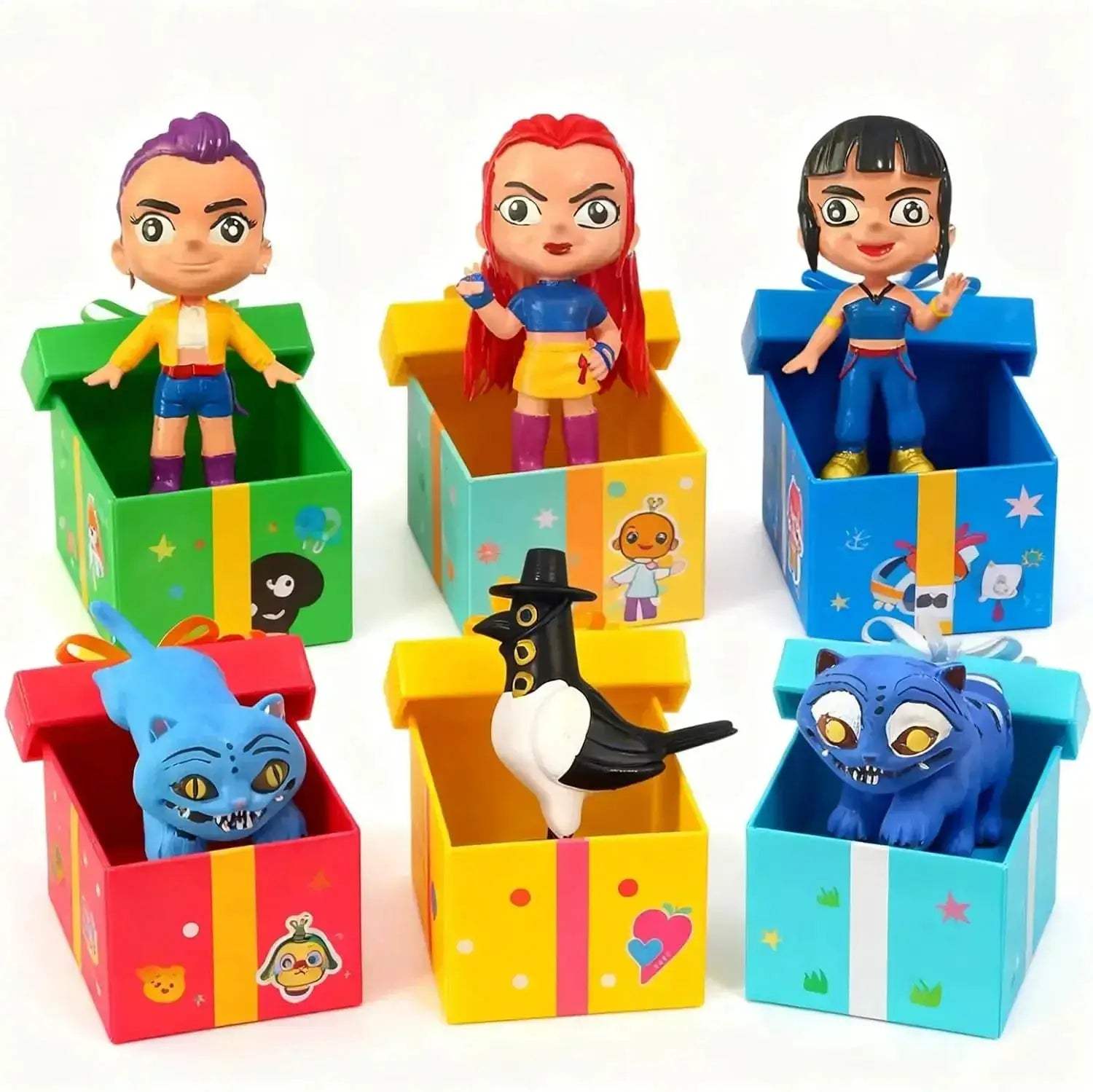Kpop Demon Hunters Cake Topper Set Durable Mini Figurines - ToylandEU