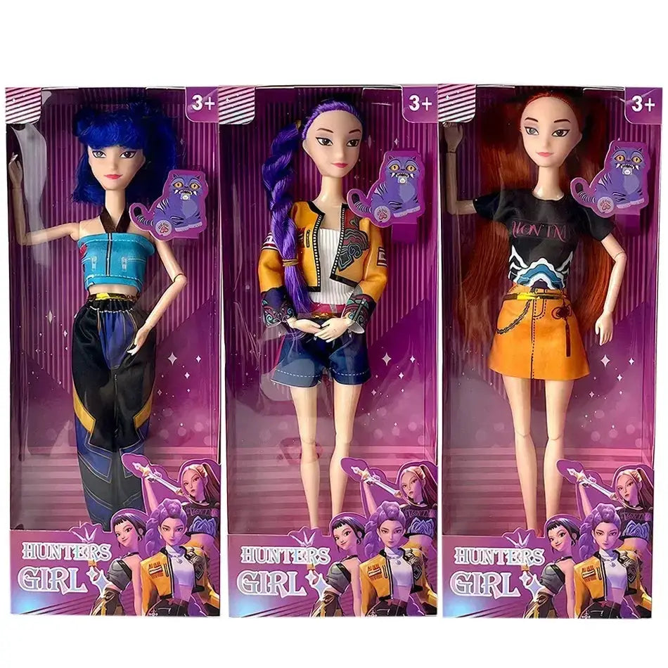 Kpop Demon Hunters Doll Action Figure For Girls Premium Vinyl - ToylandEU