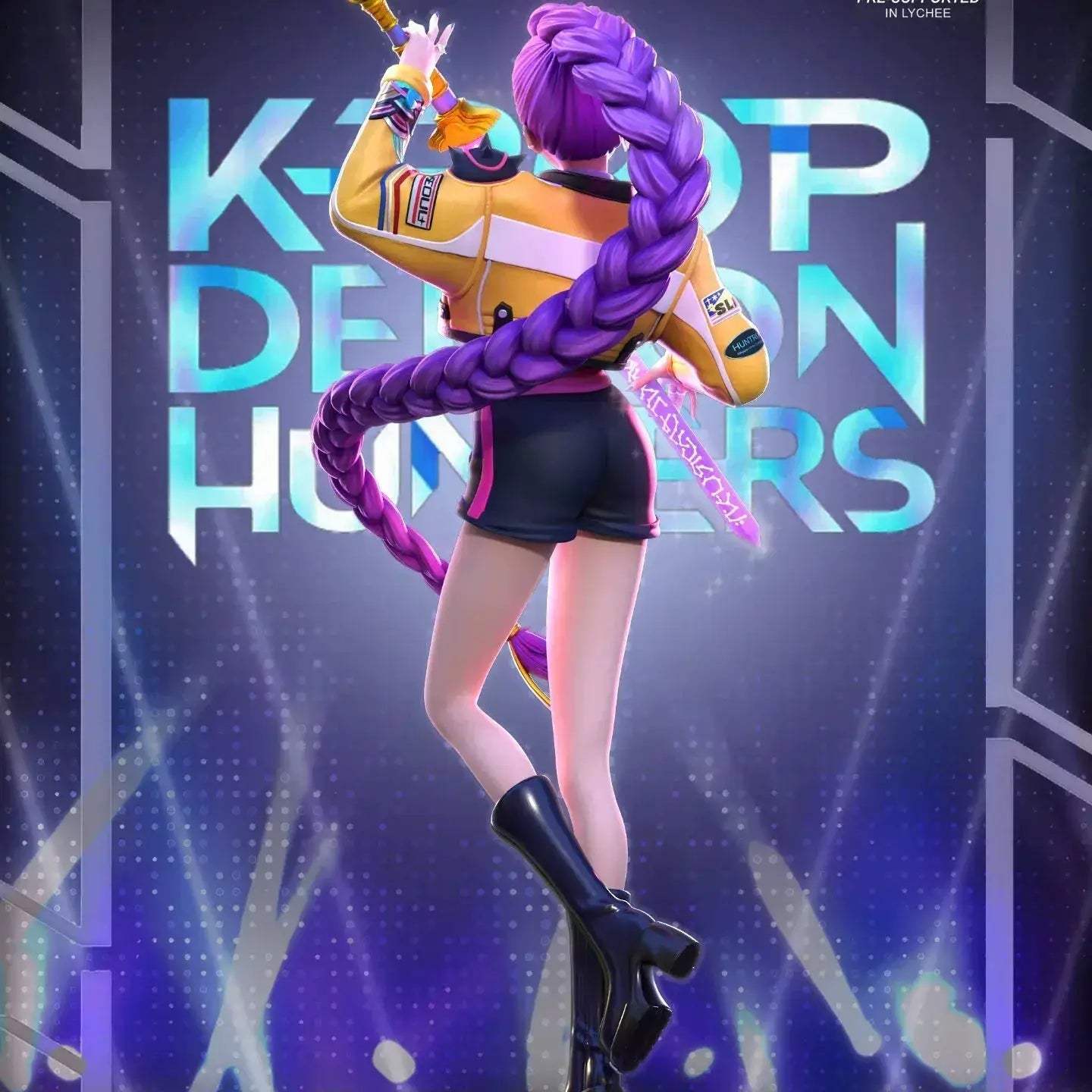 Kpop Demon Hunters Figure 22cm PVC Collectible Desktop Ornament - ToylandEU