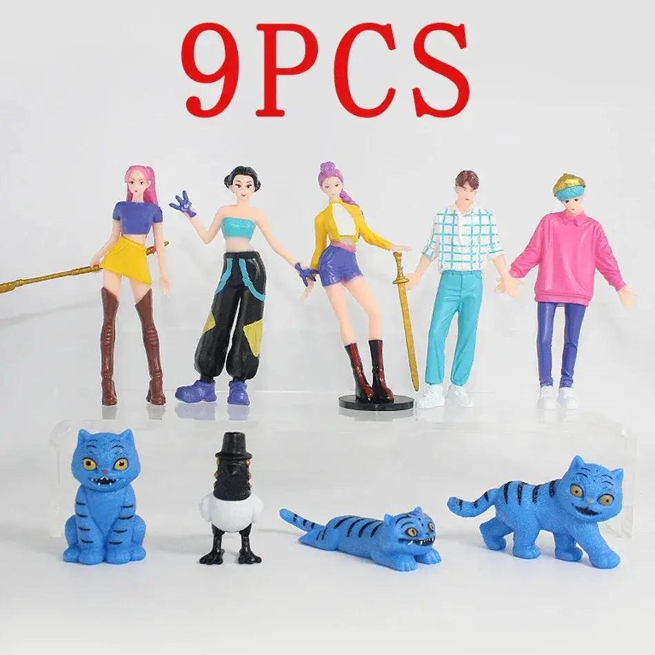  Kpop Demon Hunters Figure Set Desktop Display Premium -  ToylandEU™