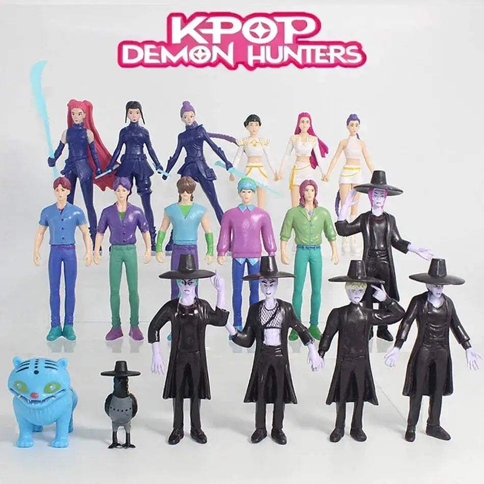 Kpop Demon Hunters Figure Set For Desktop Display Collectible - ToylandEU