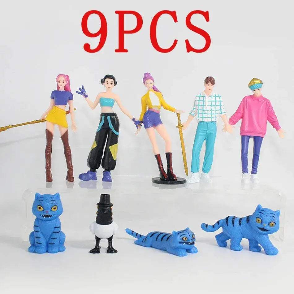 Kpop Demon Hunters Figure Set For Desktop Display Collectible - ToylandEU