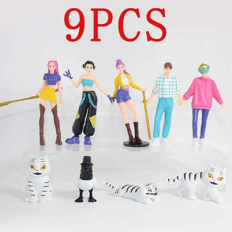 Kpop Demon Hunters Figure Set For Desktop Display Collectible - ToylandEU