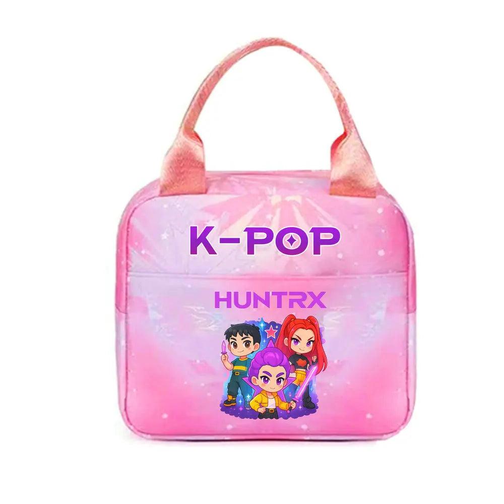 Kpop Demon Hunters Lunch Bag | 25L Insulated Softback | Toylandeu
