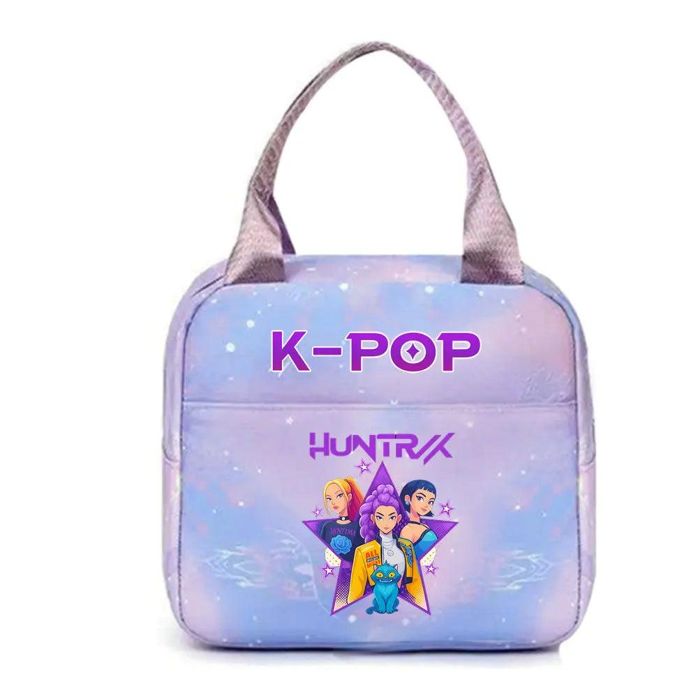 Kpop Demon Hunters Lunch Bag | 25L Insulated Softback | Toylandeu