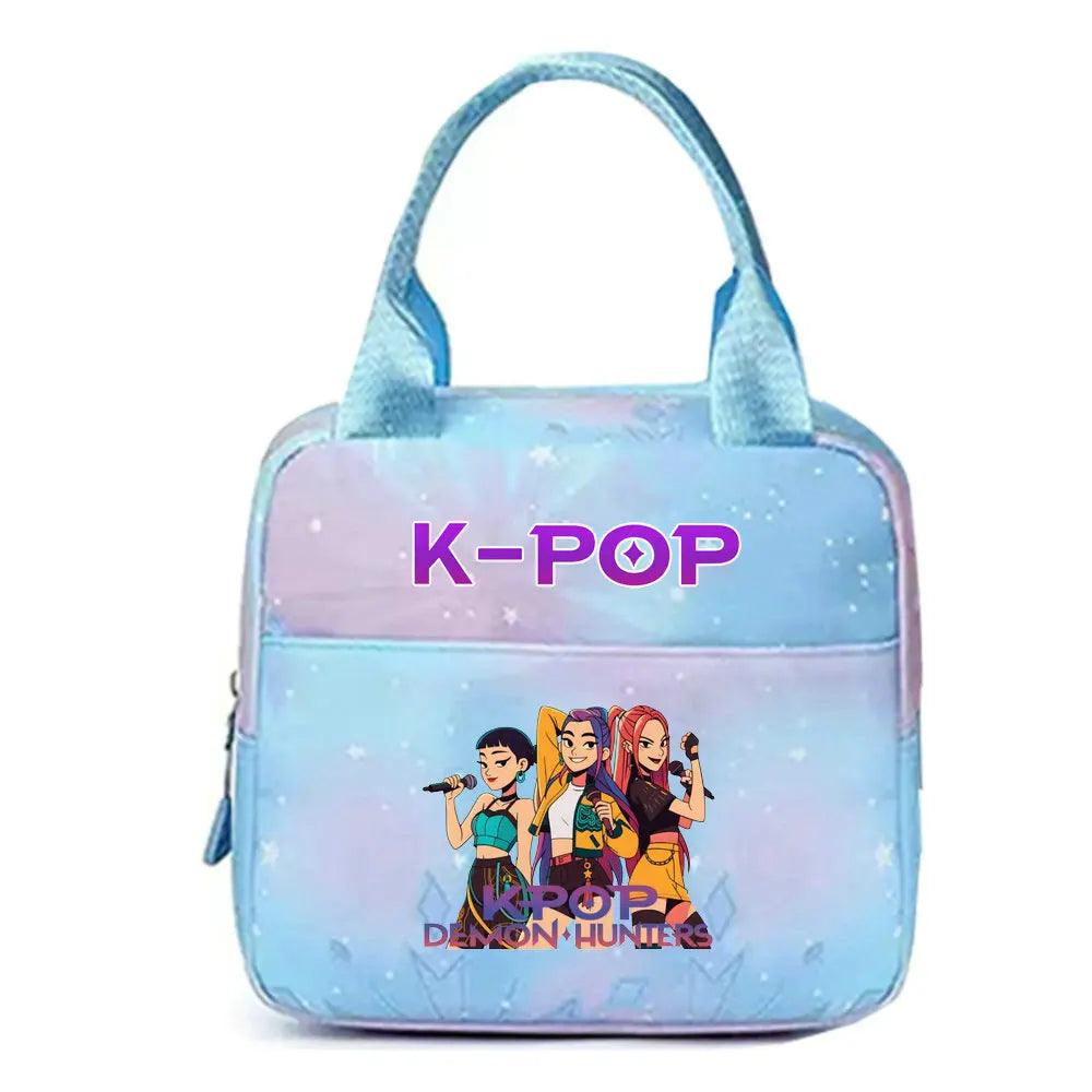 Kpop Demon Hunters Lunch Bag | 25L Insulated Softback | Toylandeu