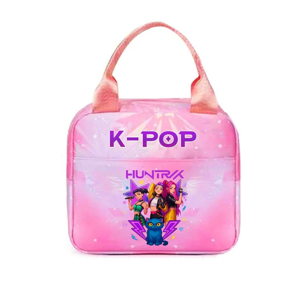 Kpop Demon Hunters Lunch Bag | 25L Insulated Softback | Toylandeu
