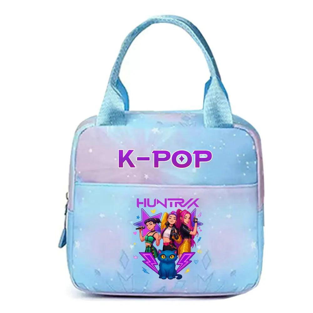 Kpop Demon Hunters Lunch Bag | 25L Insulated Softback | Toylandeu