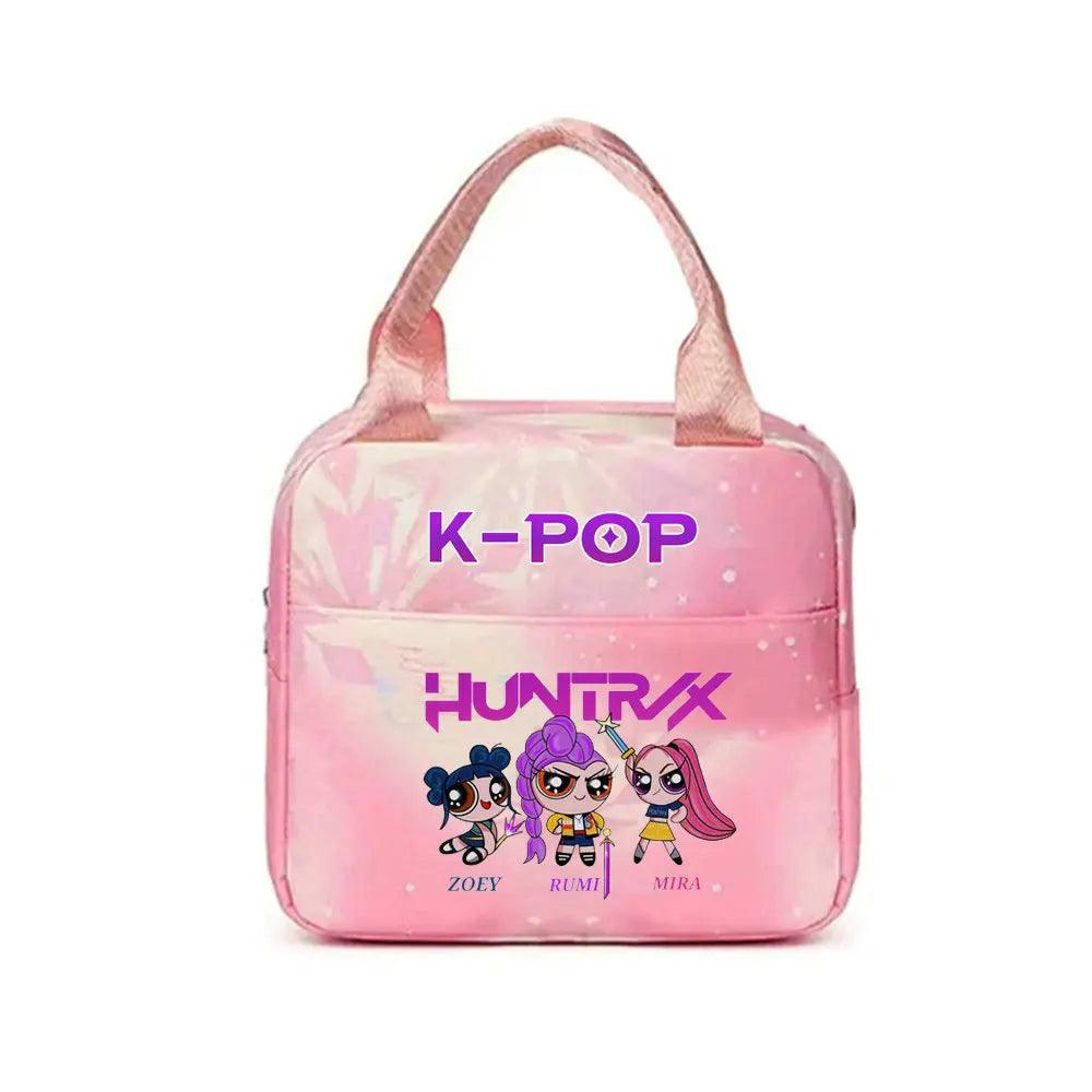 Kpop Demon Hunters Lunch Bag | 25L Insulated Softback | Toylandeu