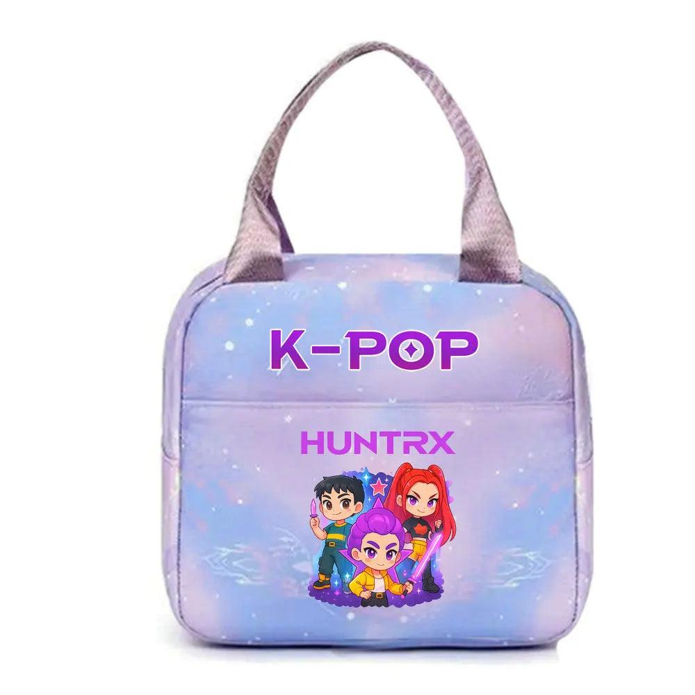 Kpop Demon Hunters Lunch Bag | 25L Insulated Softback | Toylandeu