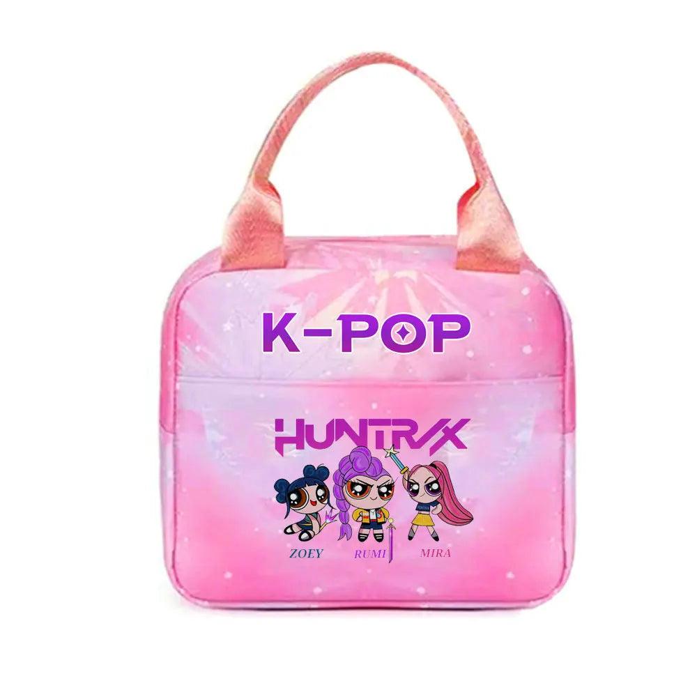 Kpop Demon Hunters Lunch Bag | 25L Insulated Softback | Toylandeu