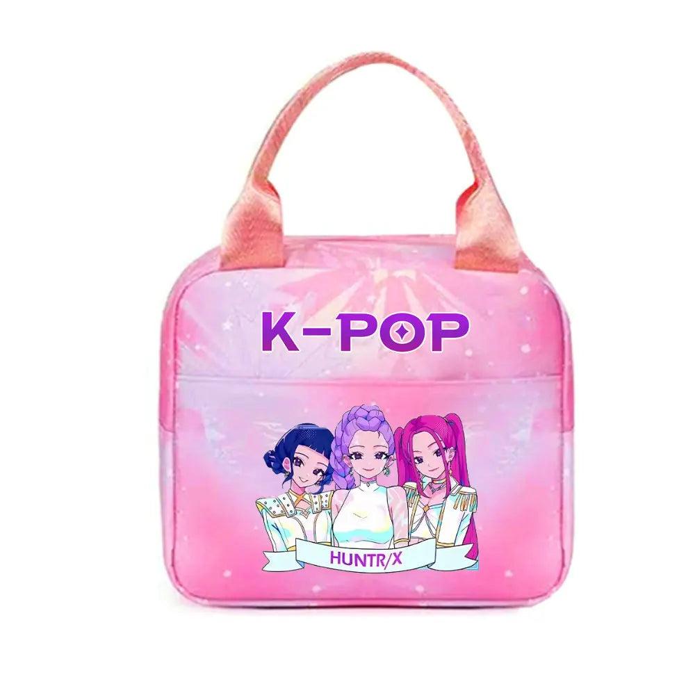 Kpop Demon Hunters Lunch Bag | 25L Insulated Softback | Toylandeu