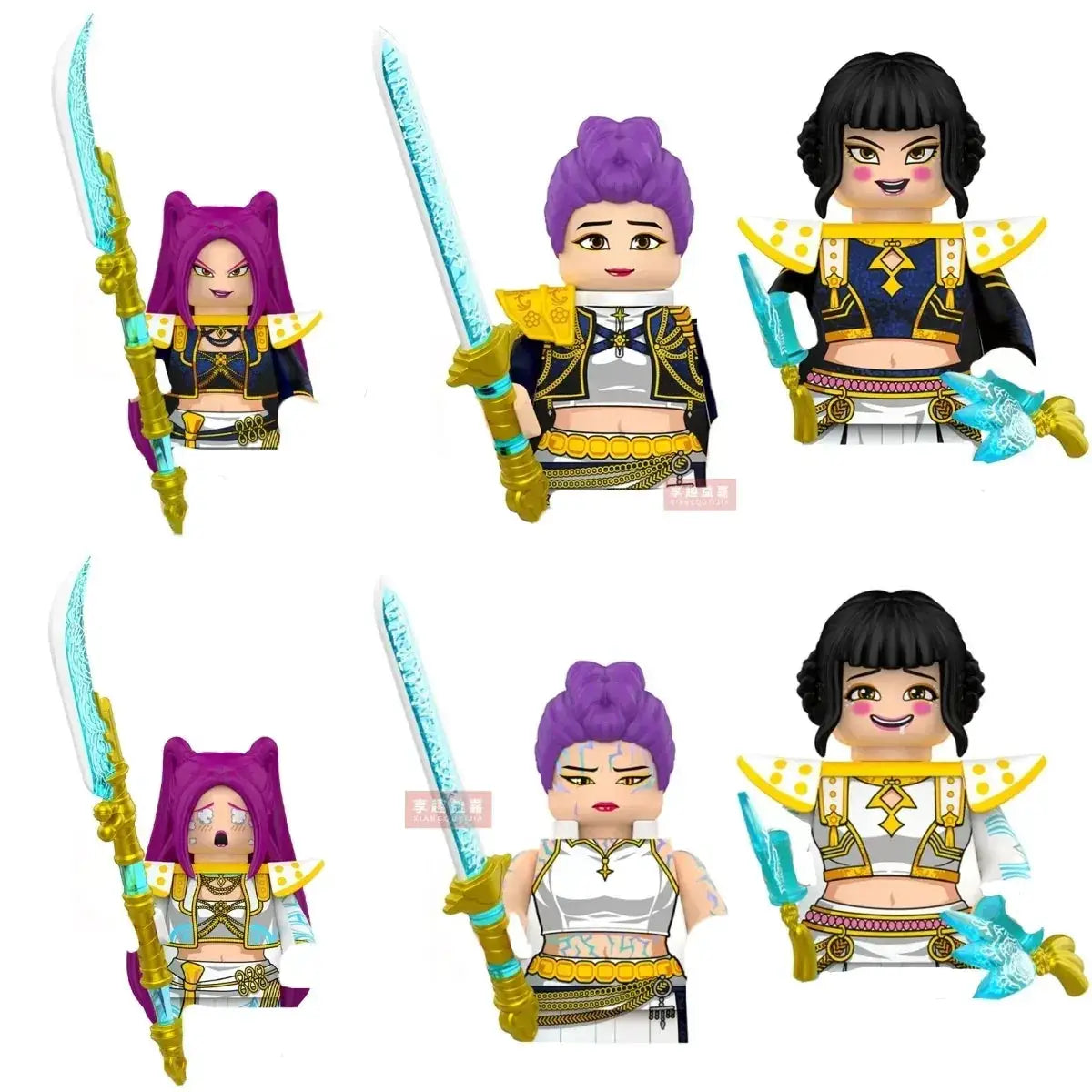 Kpop Demon Hunters Mini Action Figures Building Blocks Desk Decor - ToylandEU