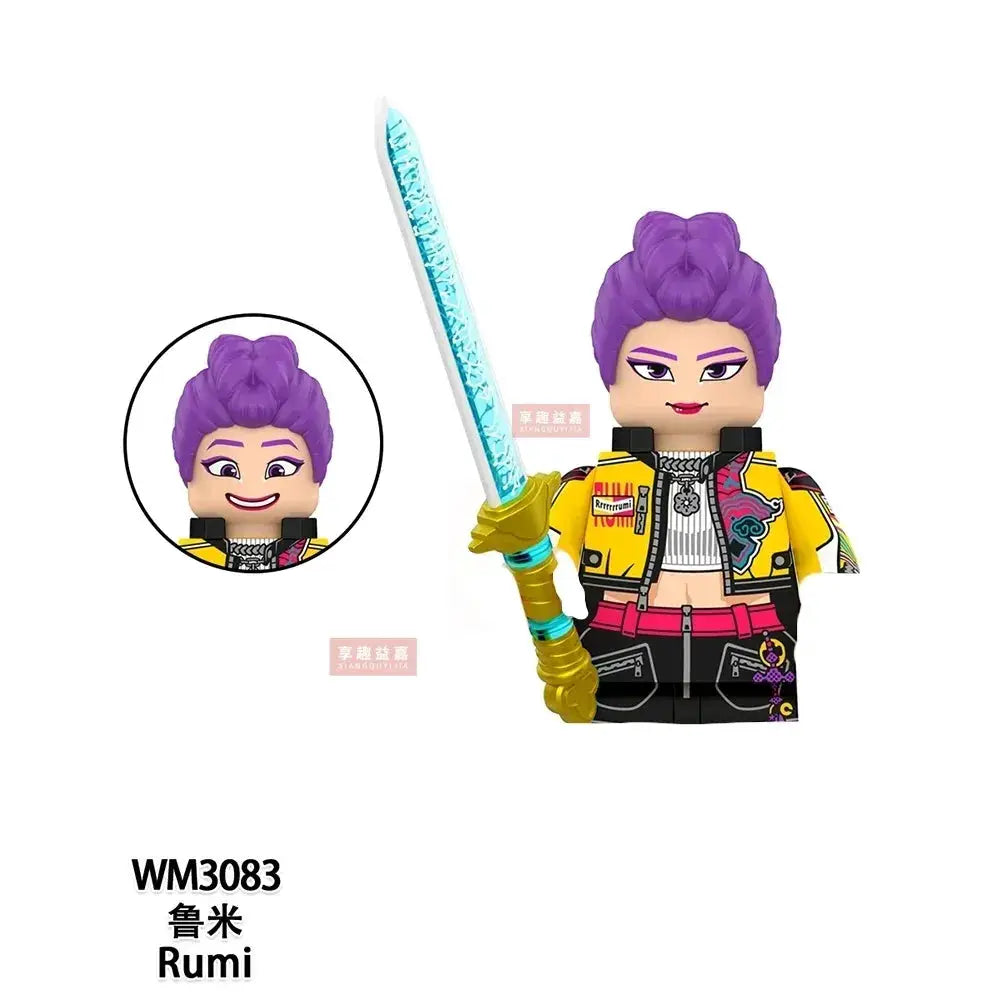 Kpop Demon Hunters Mini Action Figures Building Blocks Desk Decor - ToylandEU