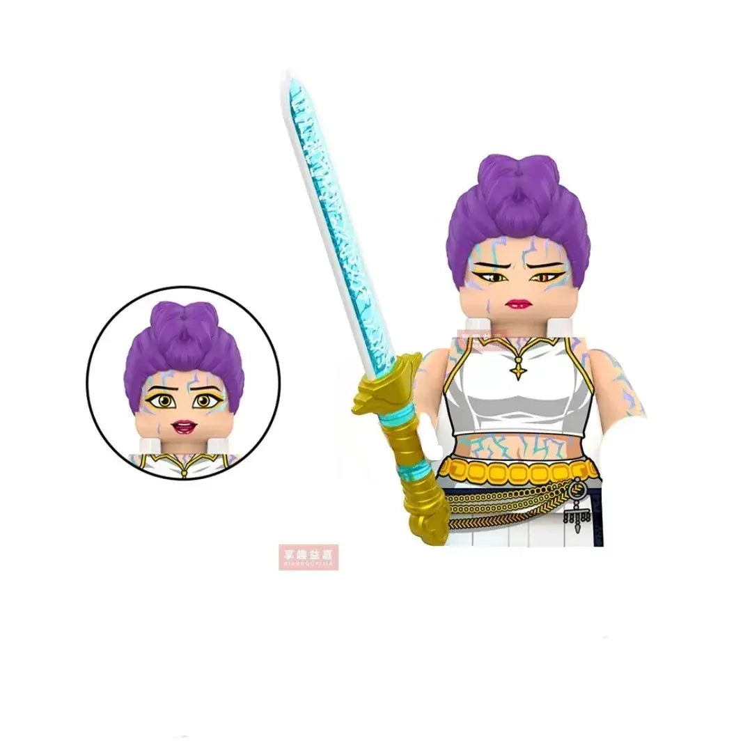 Kpop Demon Hunters Mini Action Figures Building Blocks Desk Decor - ToylandEU