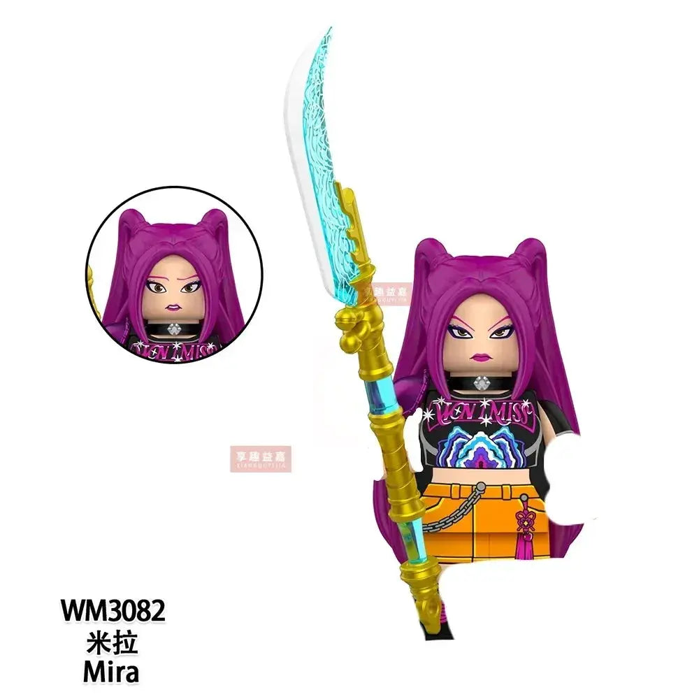 Kpop Demon Hunters Mini Action Figures Building Blocks Desk Decor - ToylandEU