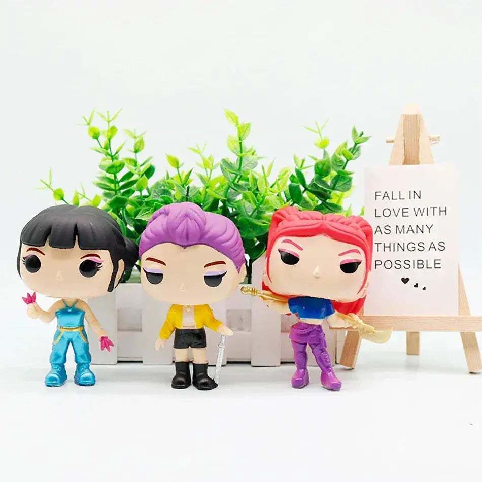 Kpop Demon Hunters PVC Figure Set For Desk Decor Collection - ToylandEU
