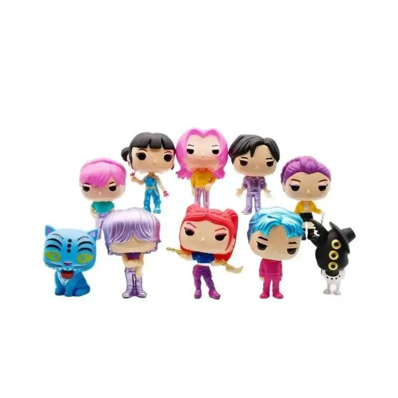 Kpop Demon Hunters PVC Figure Set For Desk Decor Collection - ToylandEU