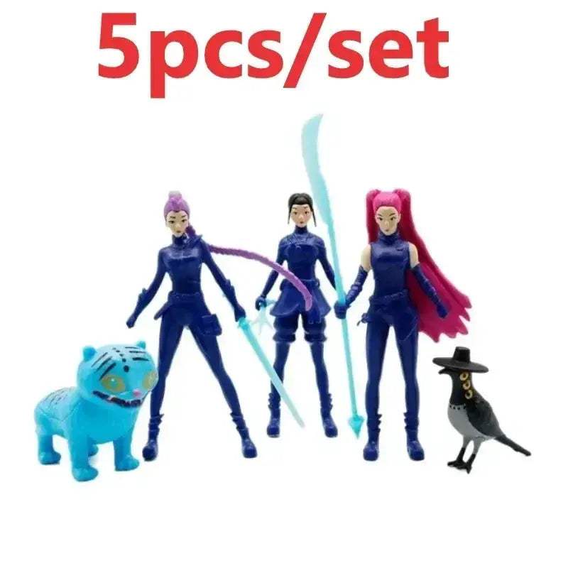 Kpop Demon Hunters PVC Figures Set For Desk Decor Collection - ToylandEU