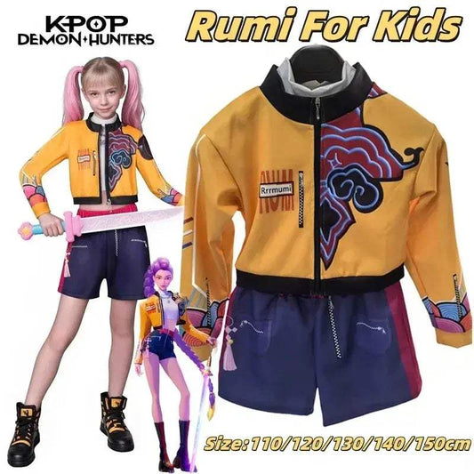 Kpop Demon Hunters Rumi Cosplay Costume Stage Ready For Girls - ToylandEU