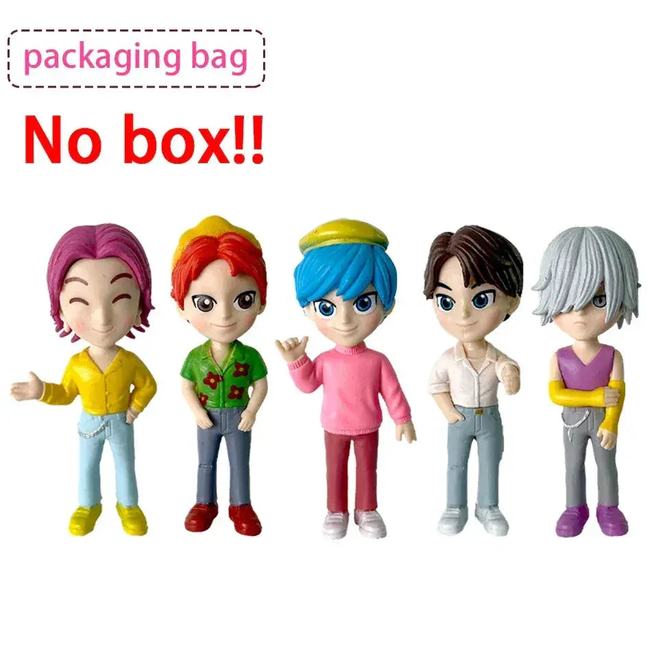 Kpop Demon Hunters Six Piece Action Figure Set Collectible Gift - ToylandEU