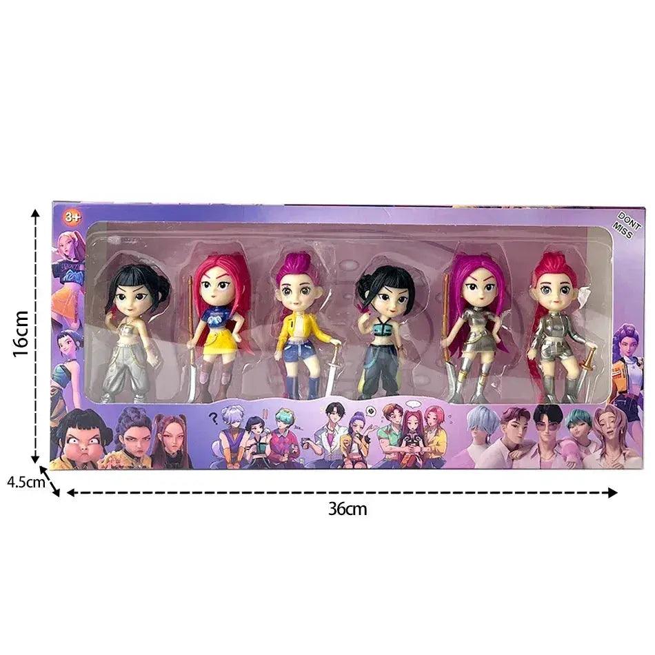  Kpop Demon Hunters Six Piece Action Figure Set In Stock -  ToylandEU™