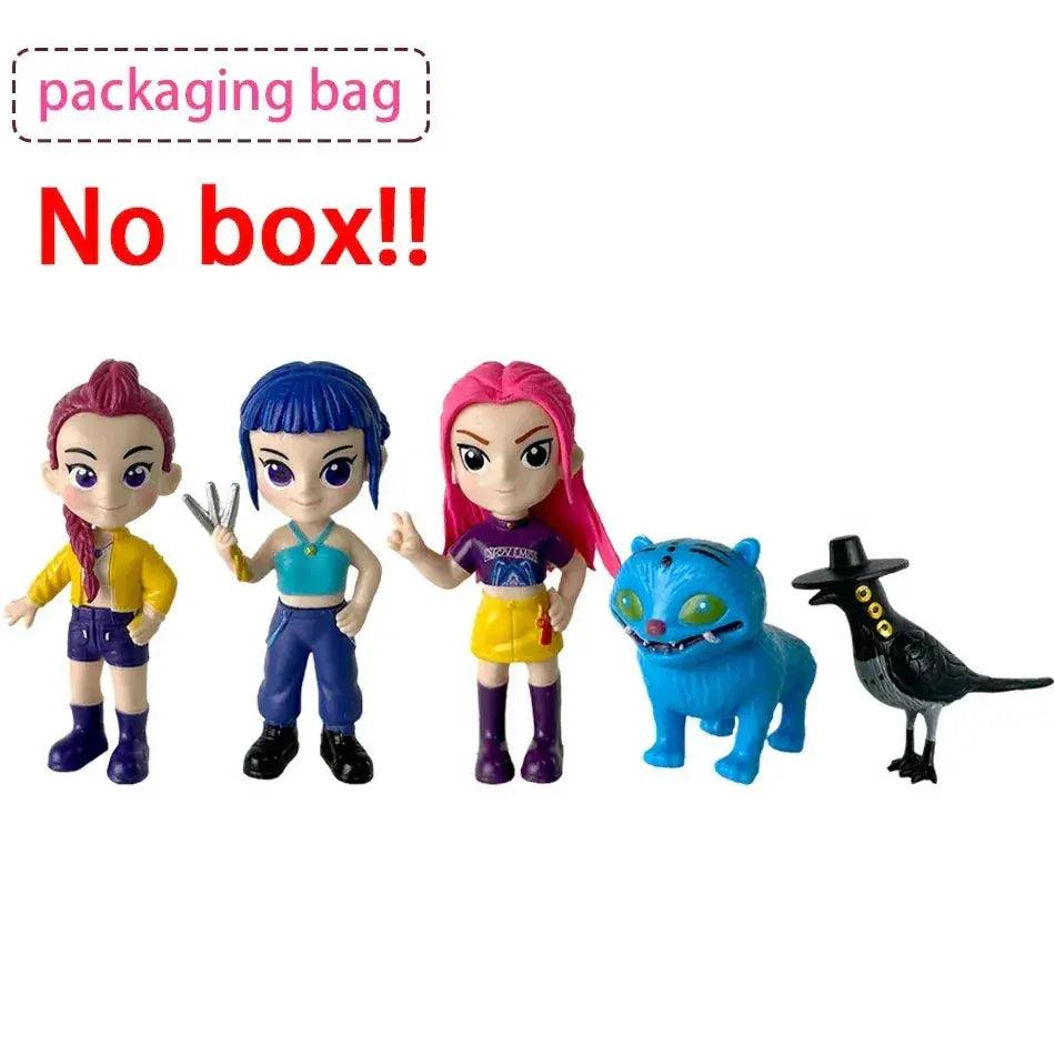  Kpop Demon Hunters Six Piece Action Figure Set In Stock -  ToylandEU™