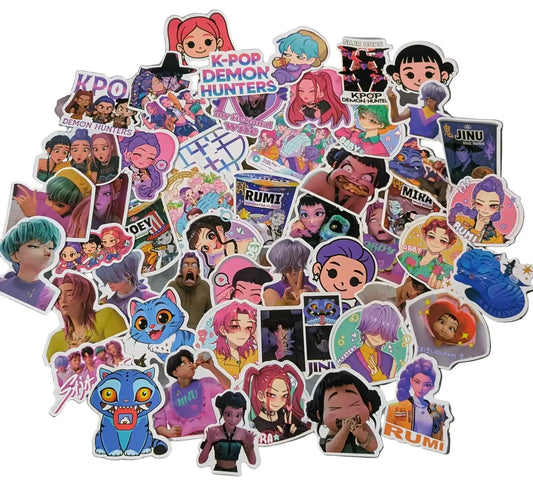  Kpop Demon Hunters Sticker Pack 50 Premium Vinyl -  ToylandEU™