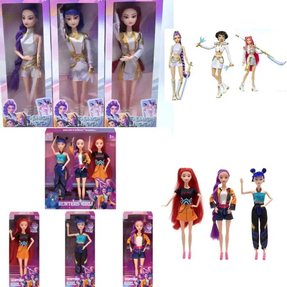 Kpop Demon Hunters Vinyl Figurines For Desktop Decor Collectible - ToylandEU
