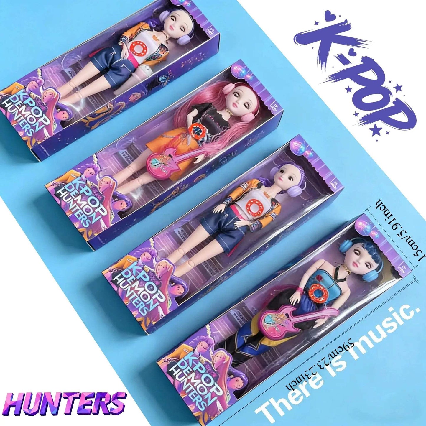  Kpop Dolls 60cm Large Vinyl Posable With Moving Eyes -  ToylandEU™