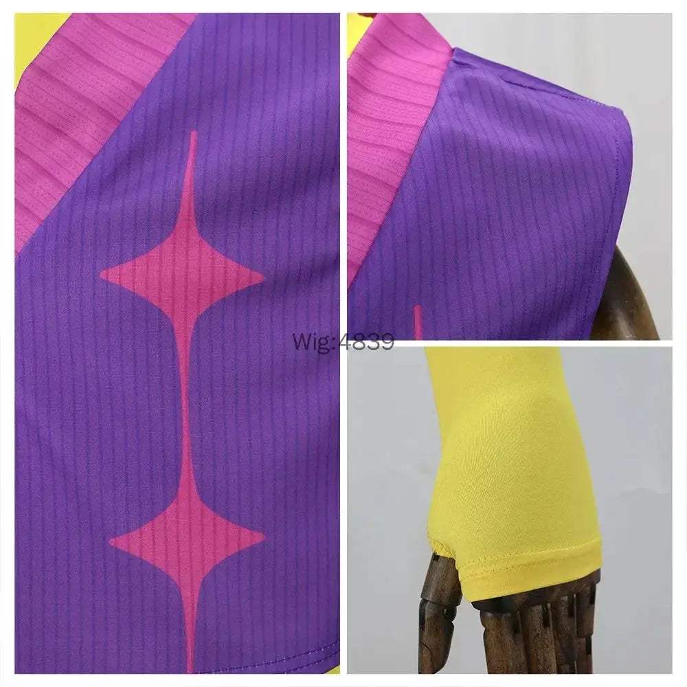 Kpop Idol Anime Cosplay Costume Set Purple Vest Stage Ready - ToylandEU