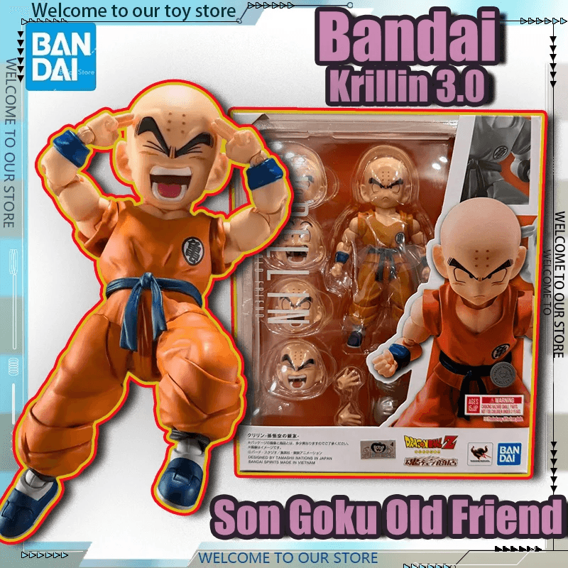  Krillin S.H.Figuarts 3.0 | Collectible Fig | Toylandeu™ 