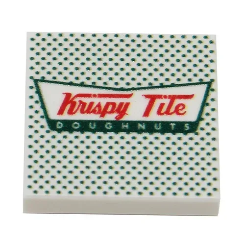 LEGO Custom Krispy Tile Doughnuts 2x2 Tile Printing - ToylandEU