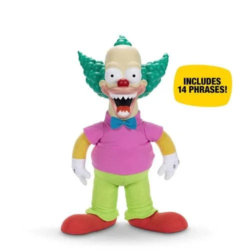 Krusty The Clown Talking Plush Doll Simpsons Huggable - ToylandEU