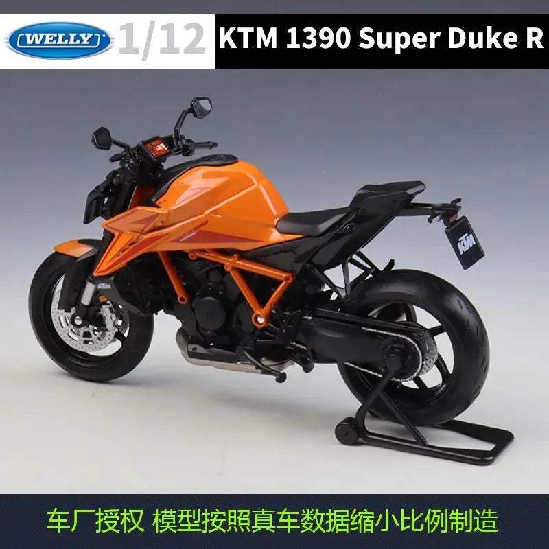 Ktm 1390 Super Duke R Diecast Motorcycle Model Collectible - ToylandEU