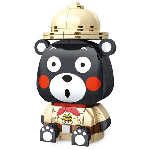 Kumamon Bear City Building Blocks Set with LED Lights & Sakura Vibes - ToylandEU