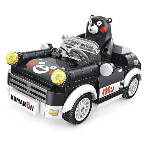 Kumamon Bear City Building Blocks Set with LED Lights & Sakura Vibes - ToylandEU