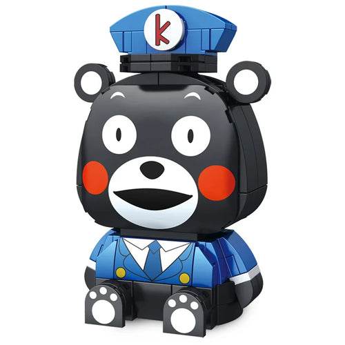Kumamon Bear City Building Blocks Set with LED Lights & Sakura Vibes - ToylandEU