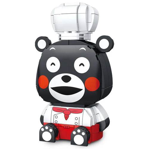 Kumamon Bear City Building Blocks Set with LED Lights & Sakura Vibes - ToylandEU