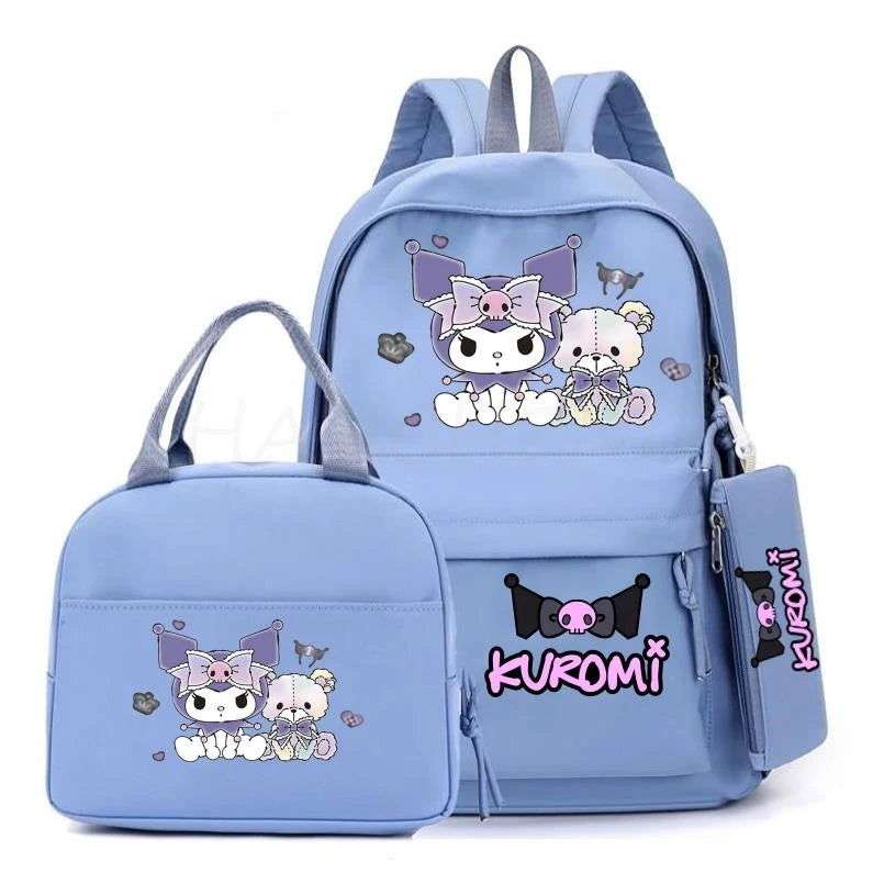  Kuromi Melody School Backpack With Laptop Pocket Sturdy 