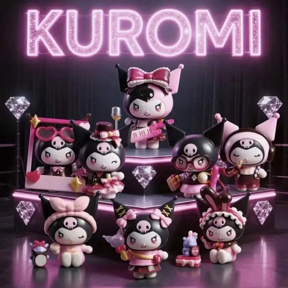 Kuromi Sanrio Sparkling Idol Blind Box Figures Set - ToylandEU